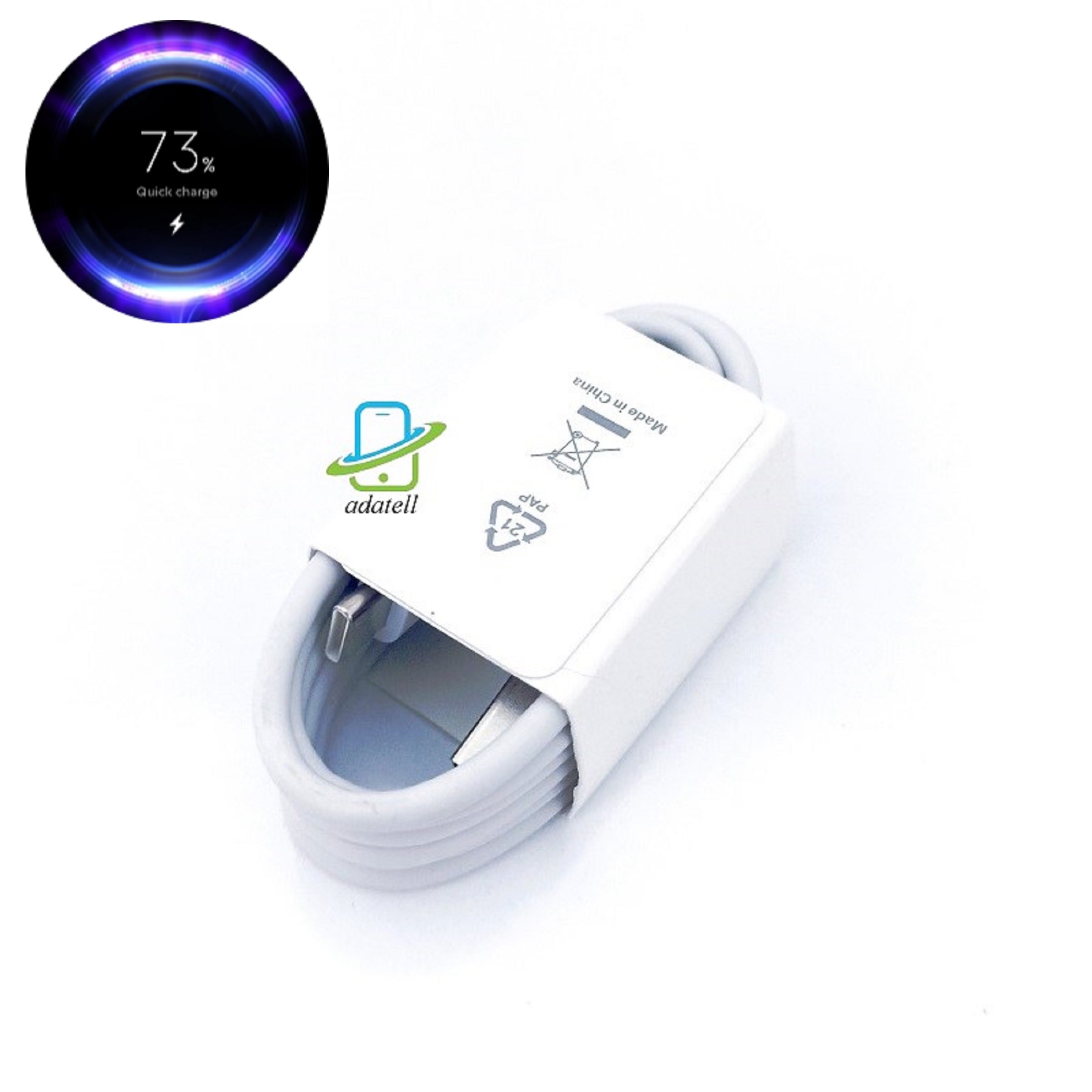 کابل اورجینال سرکارتنی 3 آمپر با شارژ فوق سریع پوکو فون اف 1 شیائومی / Xiaomi Boxed Original Poco PhoneF1 3A Super Fast Charge Cable با گارانتی