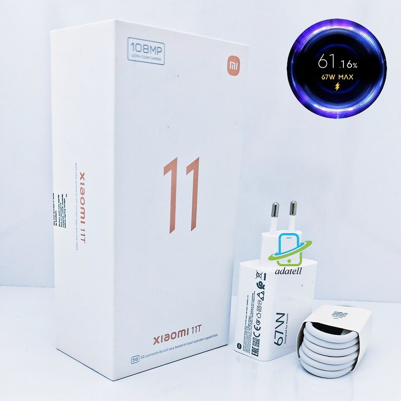 شارژر اورجینال سرکارتنی 33 وات توربو شارژ شیائومی 11 لایت شیائومی همراه کارتن مادر  / Xiaomi Boxed Original Xiaomi 11 lite 33w Turbo Charger With Packing Box با 1 سال گارانتی