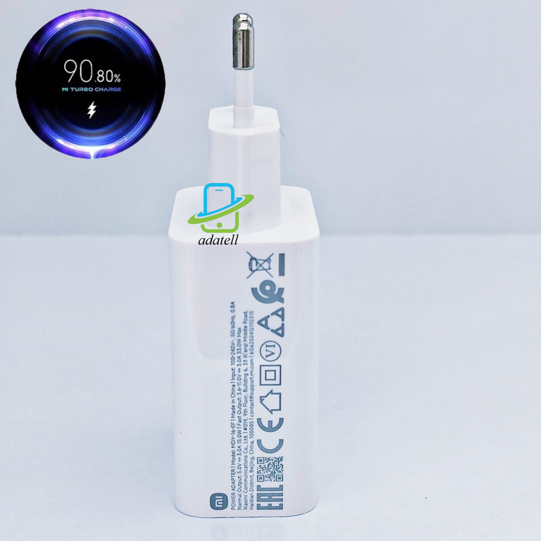 شارژر اورجینال سرکارتنی 33 وات توربو شارژ MDY-16-EF شیائومی / Xiaomi Original MDY-16-EF 33w Turbo Charger با گارانتی